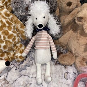Jellycat Beatnik Buddy Poodle 12" Plush - Rare
Retired - French Style Dog